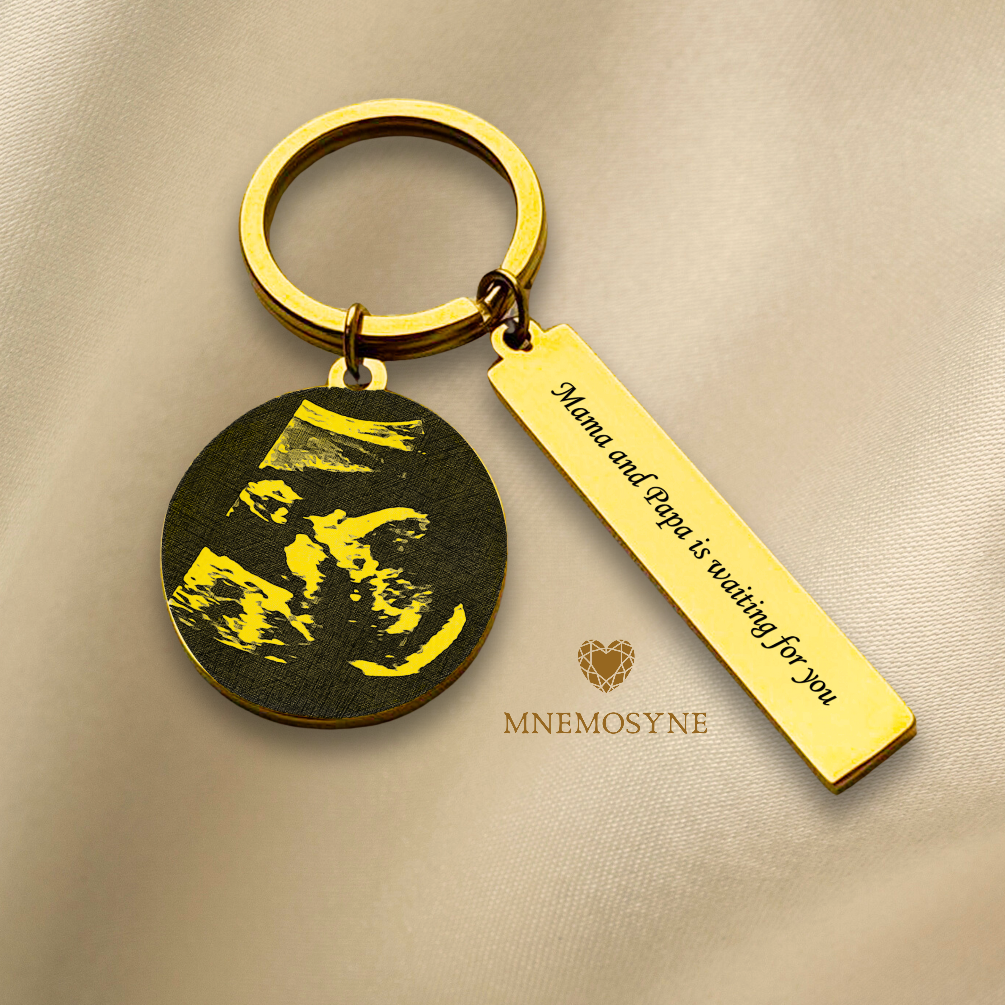 Engraved Photo Keychain