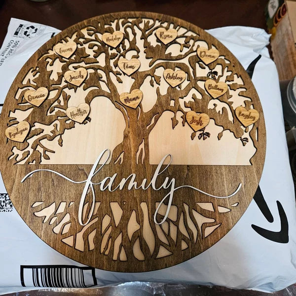 Family Tree Display Sign