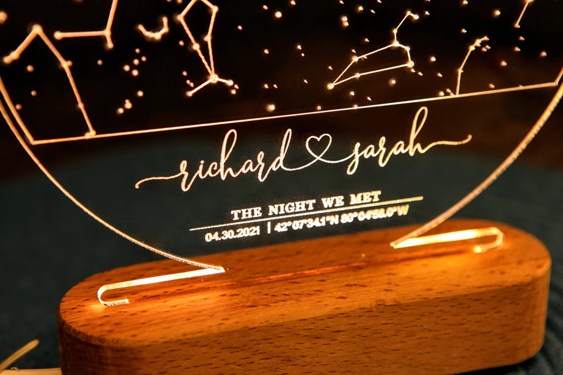 Constellation Map Personalized Night Lamp