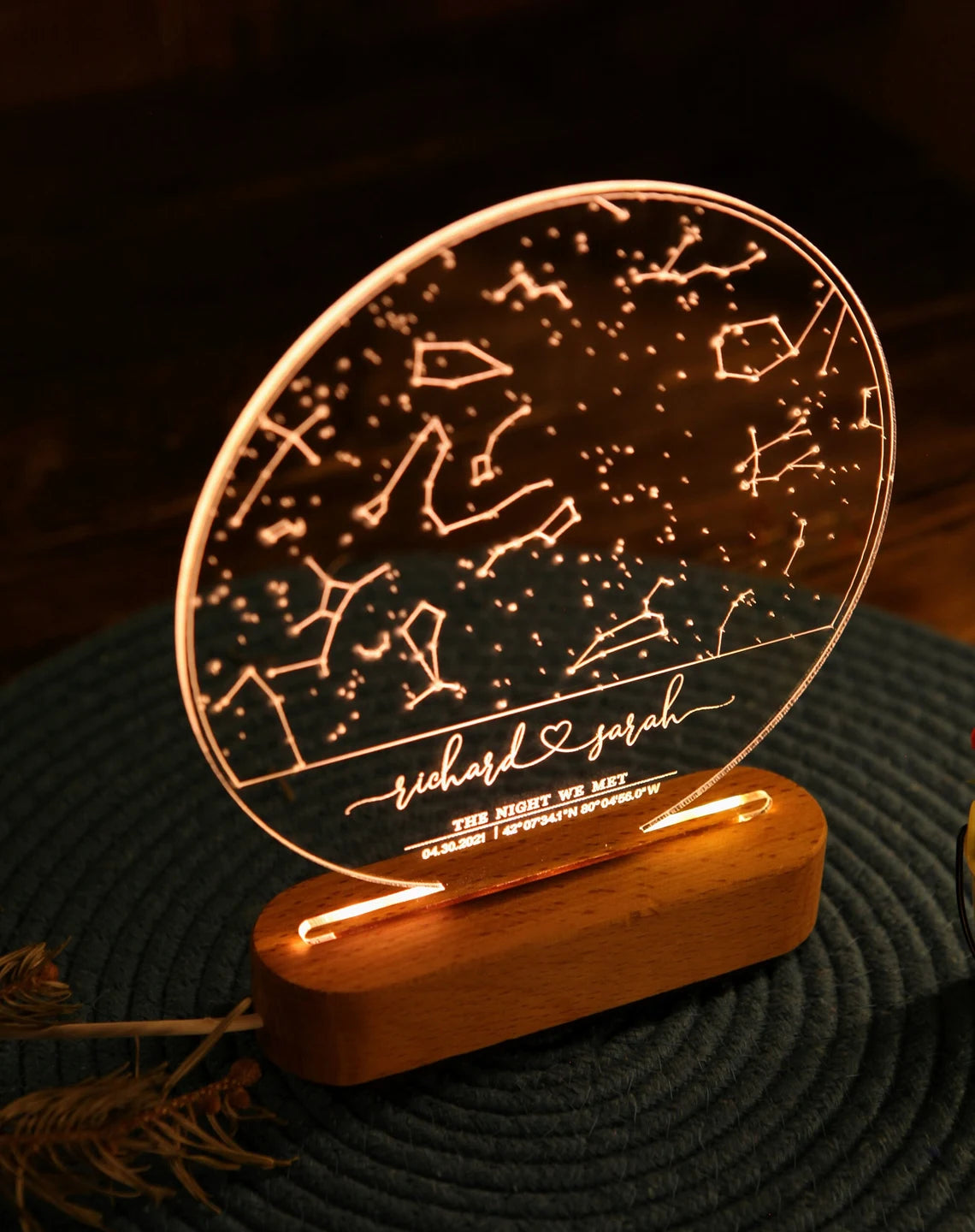 Constellation Map Personalized Night Lamp