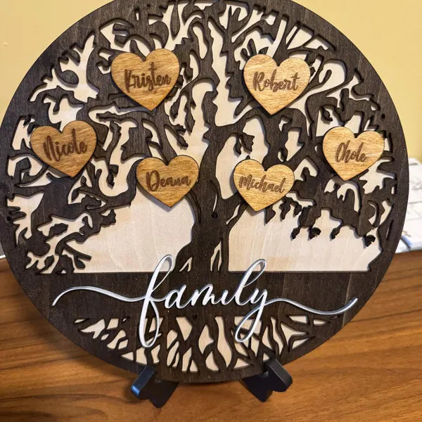 Family Tree Display Sign