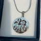 Engraved Photo Memory Necklace