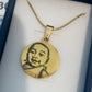 Engraved Photo Memory Necklace